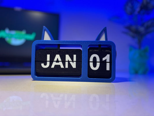 MeowDay™ Desk Calendar with Magnetic Cat-Ears