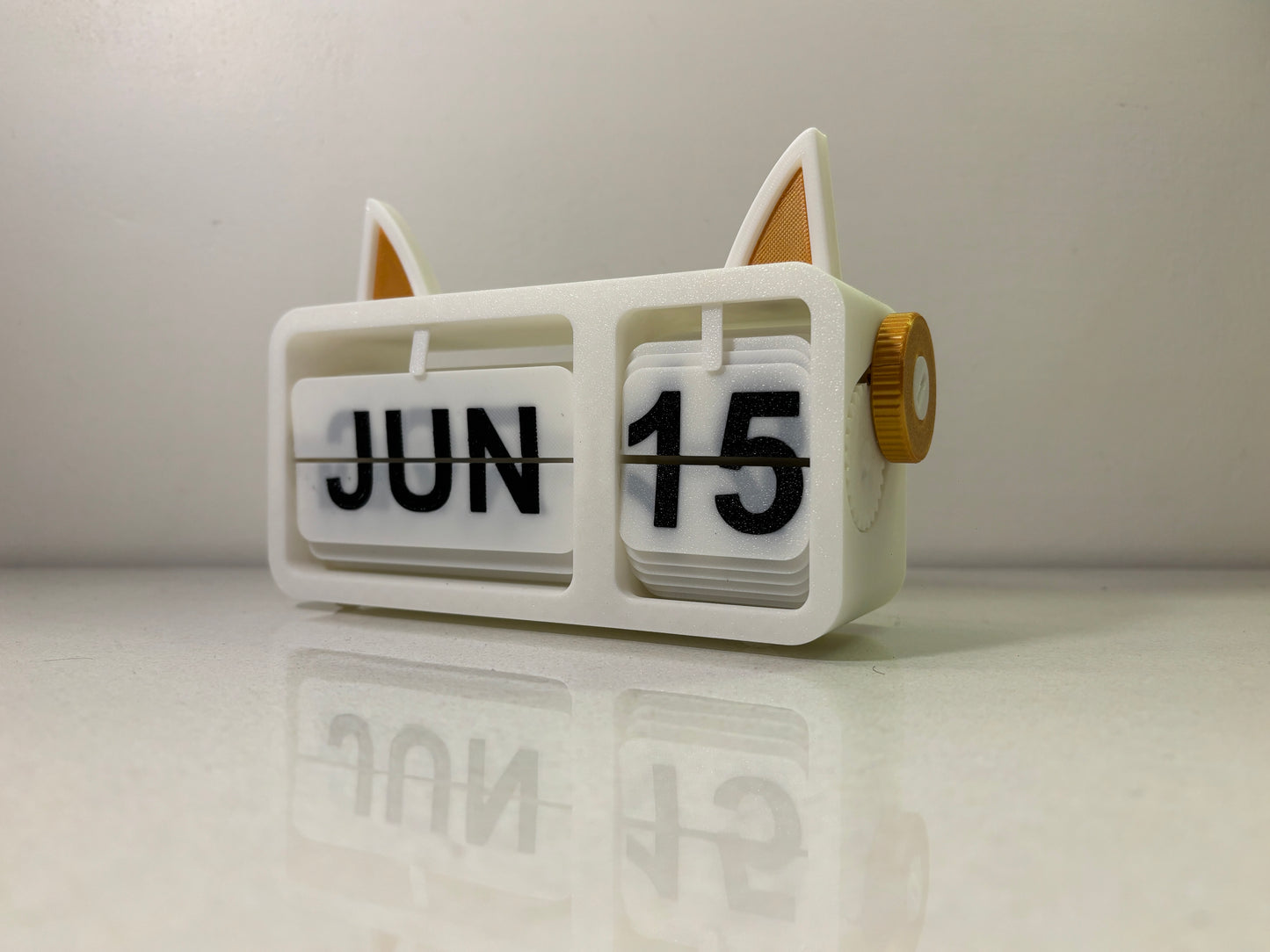 MeowDay™ Desk Calendar with Magnetic Cat-Ears