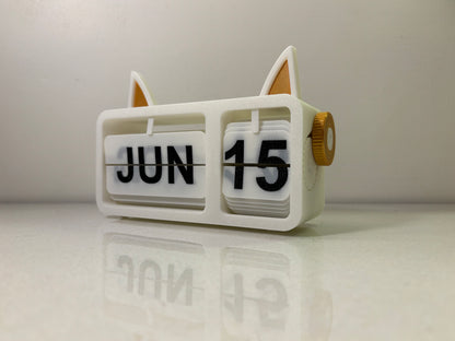 MeowDay™ Desk Calendar with Magnetic Cat-Ears