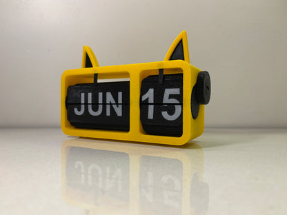 MeowDay™ Desk Calendar with Magnetic Cat-Ears