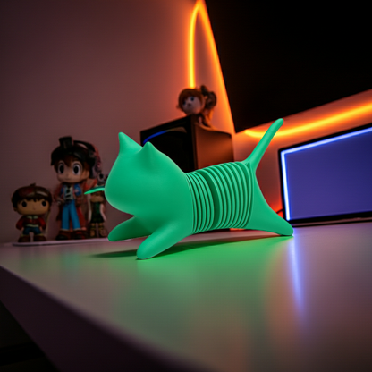 Stretchy Spring Cat – Desk Buddy Toy