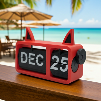 MeowDay™ Desk Calendar with Magnetic Cat-Ears