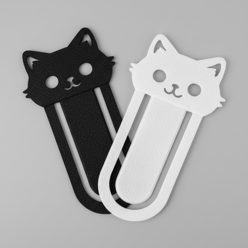 Adorable Cat Bookmarks (2-Pack)
