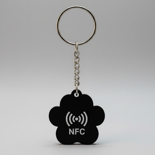 NFC Paw Keychain